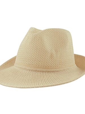 Summer Straw Hat - Trilby/Fedora/Panama Style