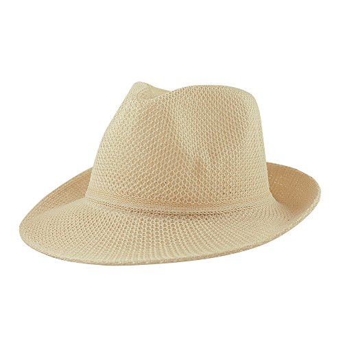 Summer Straw Hat - Trilby/Fedora/Panama Style