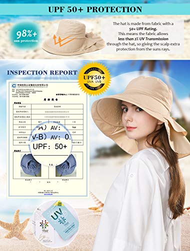 Wide Brim UV Protection Cotton Sun Hat