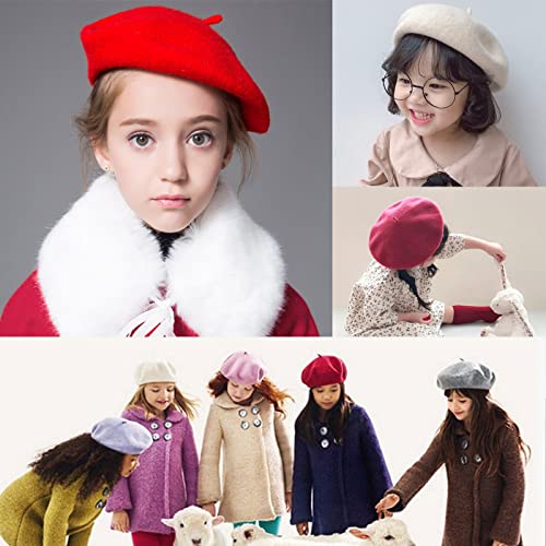 Vintage Wool Beret - French Style Beanie Cap