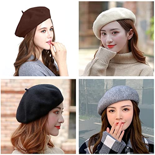 Vintage French Beret Beanie Hat
