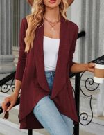 Open Front Cardigan Sweater