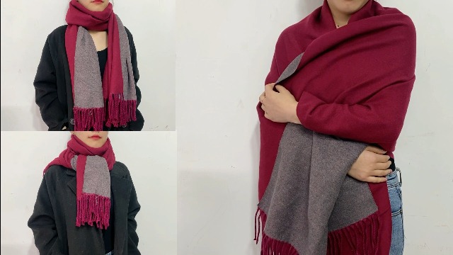 Reversible Cashmere Pashmina Shawl