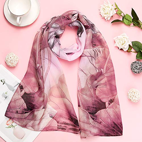 4 Pack Chiffon Sheer Scarves