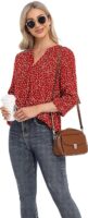 3/4 Sleeve Chiffon Blouse