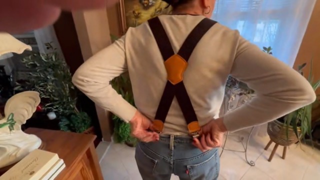 40mm X-Shape Heavy Duty Adjustable Suspenders