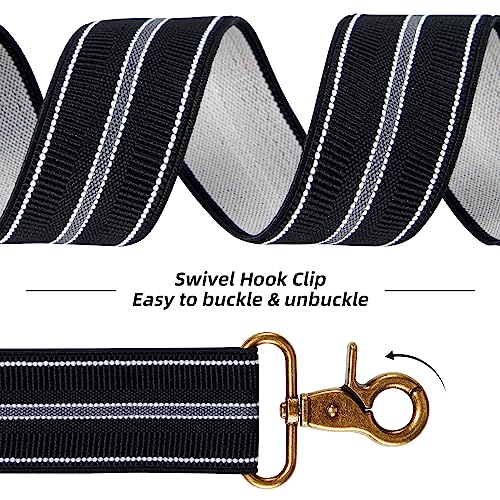 Vintage Elastic X-Shape Braces with 4 Clips