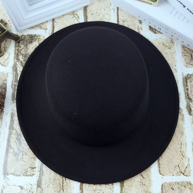 Black Fedora Hat for Party, Cosplay, Wedding