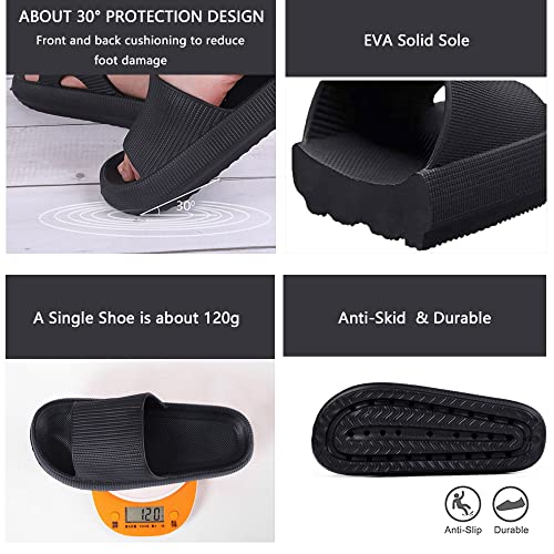 SHAINE Cloud Sliders Unisex Pillow Slippers