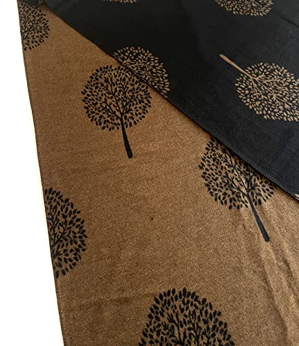 Reversible Scarf - Black, 200cm
