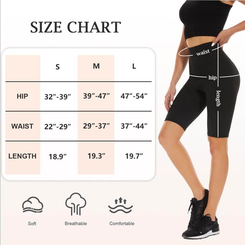 High Waisted Stretchy Cycling Shorts
