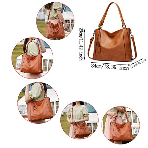 Large Multi-Pocket Tote Bag