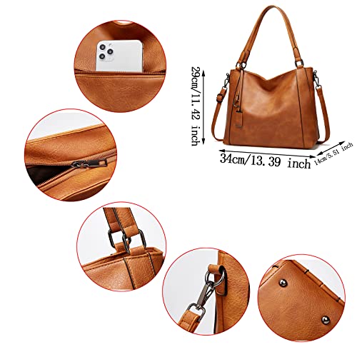 Large Multi-Pocket Tote Bag