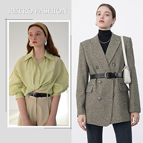 Leather Retro Pin Buckle Belt