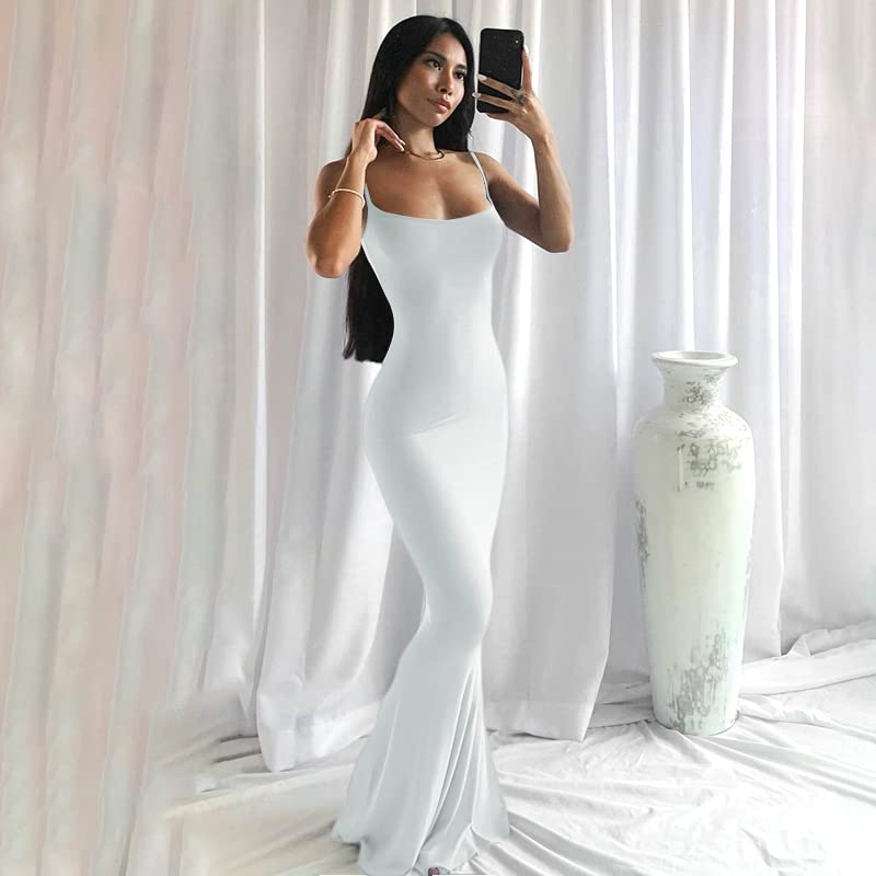 Backless Maxi Dress - Sleeveless Bodycon Party Dress