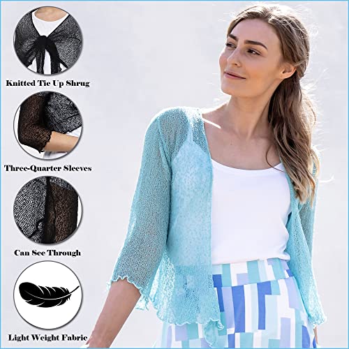 Fish Net Bolero Shrug Top