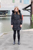 Quilted Hooded Winter Parka - Fleece Lined
