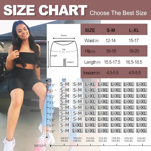 High Waist Gym Shorts with Pockets