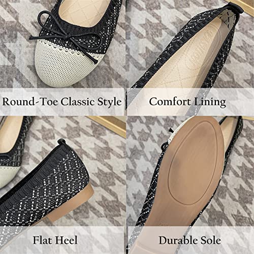 Lightweight Knitted Slip-on Flats