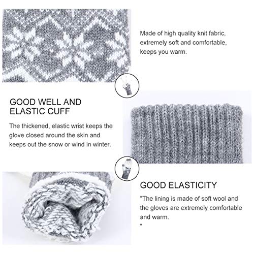 Touchscreen Winter Gloves - Grey