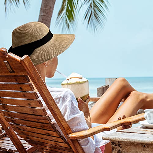 UV Protection Foldable Straw Beach Hat