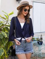 Chiffon Bolero Cardigans 3/4 Sleeve