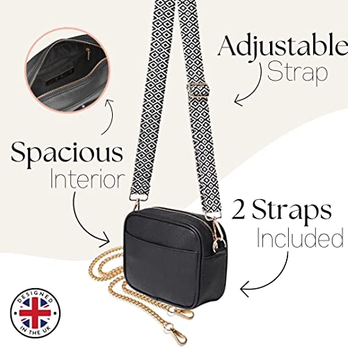 Cross Body Bag - Adjustable Strap & Pockets