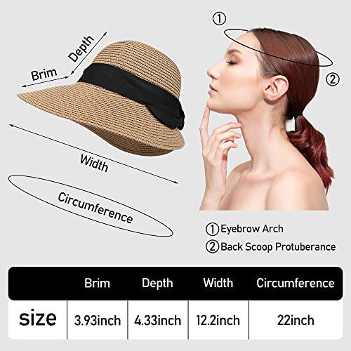 UV Protection Foldable Straw Beach Hat