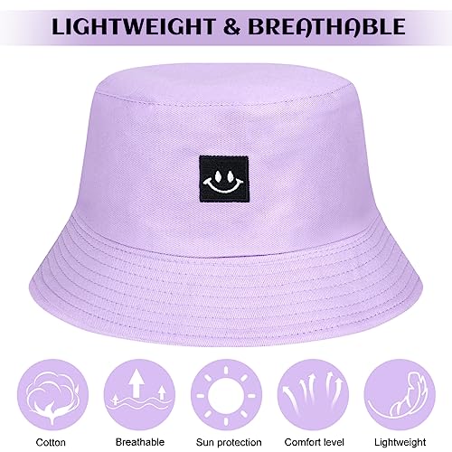 Foldable Double-Sided Cotton Bucket Hat