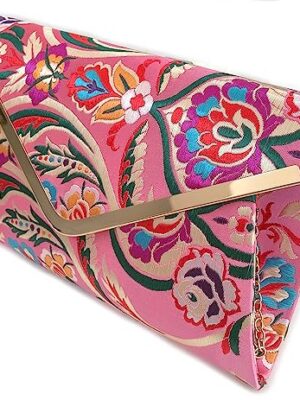 Floral Clutch Bag