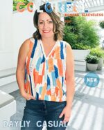 V-Neck Sleeveless Chiffon Tank Top