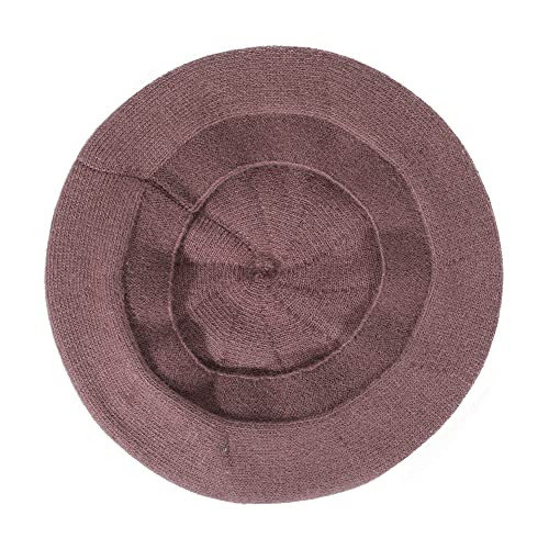 ZLYC Reversible Cashmere Beret for Women and Girls