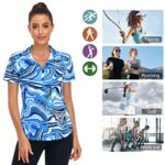 Short Sleeve Polo 1/4 Zip Up Sports Top