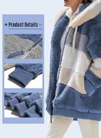 Fuzzy Fleece Hooded Cardigan