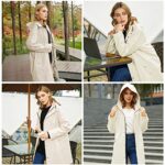 UNIQUEBELLA Women's Waterproof Breathable Raincoat