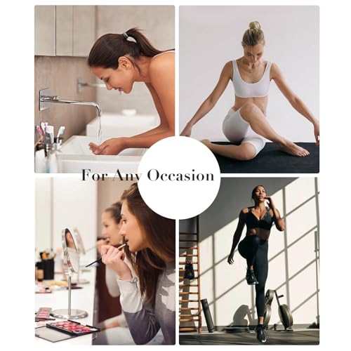 7cm Wide Black Headbands, 2-Pack