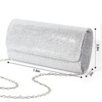 Clutch Bag with Detachable Chain