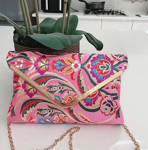 Floral Clutch Bag