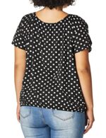 Keyhole-tie Peasant Top