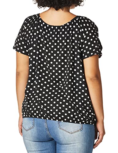 Keyhole-tie Peasant Top