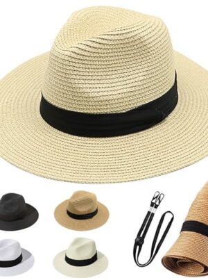 Straw Fedora Hat