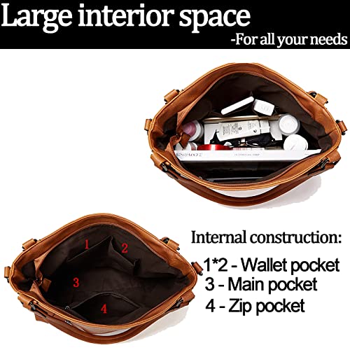Large Multi-Pocket Tote Bag