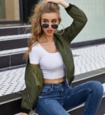 Lightweight Quilted Bomber Jacket