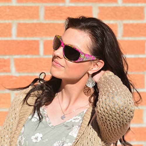 Pink & Purple Camo Polarised Sunglasses