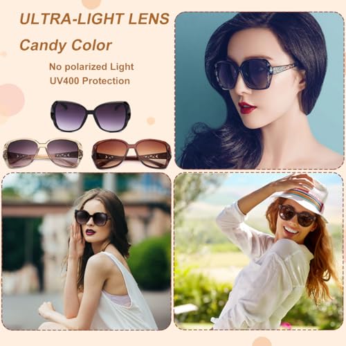 Vintage UV400 Oversized Sunglasses