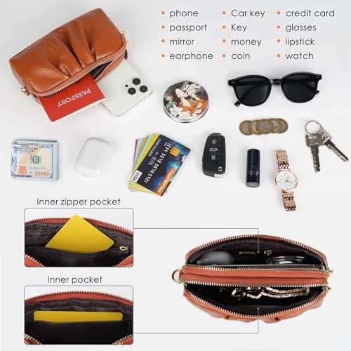 Ruched Wristlet Wallet with Strap