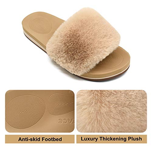 Orthopedic Faux Fur Slippers