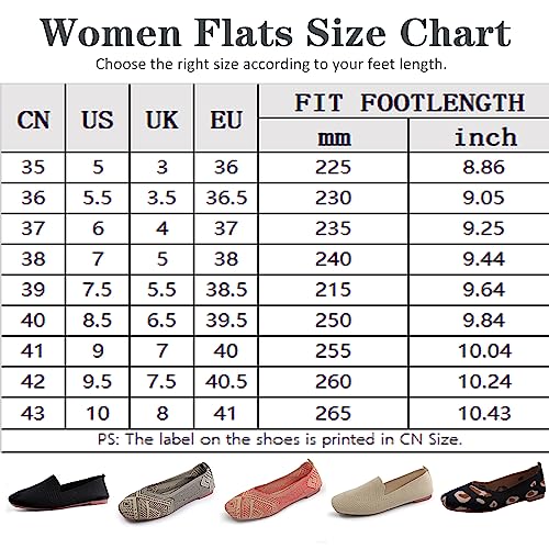 Lightweight Knitted Slip-on Flats