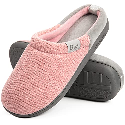 Chenille Knit Memory Foam Slippers
