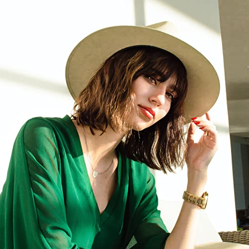 2Pcs Summer Straw Panama Hat